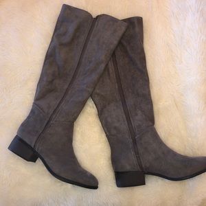 Merona Gray Riding Boots